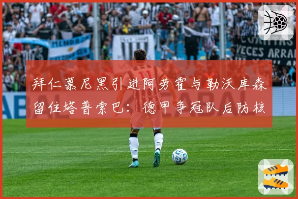 拜仁慕尼黑引进阿劳霍与勒沃库森留住塔普索巴：德甲争冠队后防核心构建模式差异